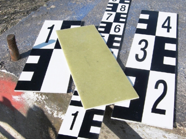 Připevnění limnigrafické stanice, vodočetné latě 6 vodočetné latě firmy RIGEL - Jan Malecha