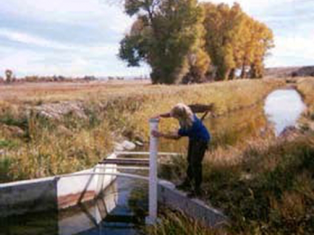 Připevnění limnigrafické stanice, vodočetné latě 14 Upevnění vodočetné latě na měření výšky hladiny vody od společnosti RIGEL - Jan Malecha