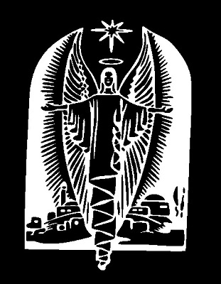 Anděl Ozdobný dekorační prvek na pietní desku III-2