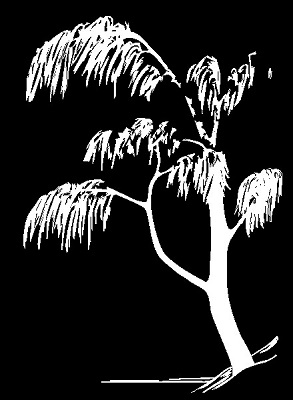 Bříza Ozdobný dekorační prvek na pietní desku III-4