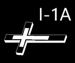 Kříž na pietní desku I-1A