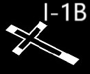 Kříž na pietní desku I-1B