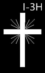 Kříž na pietní desku I-3H