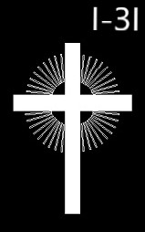 Kříž na pietní desku I-3I