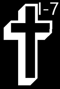 Kříž na pietní desku I-7
