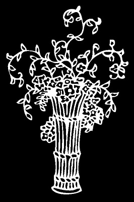 Pomněnky Ozdobný dekorační prvek na pietní desku III-12