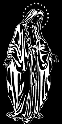 Svatá Ozdobný dekorační prvek na pietní desku III-20