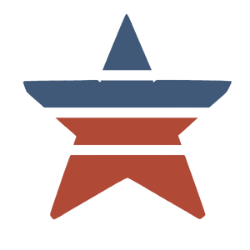 Logo Jan Malecha - RIGEL Modro oranžová hvězda s mazerami Logo Jan Malecha - RIGEL Modro oranžová hvězda s mezerami jako znaky pro limnigrafické čtení